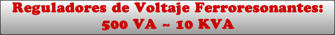 banner reguladores ferroresonantes